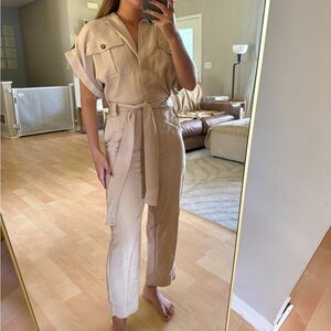 Khaki Business Jumpsuit
